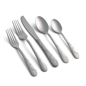 Felicity Sand 45 Piece Flatware Set