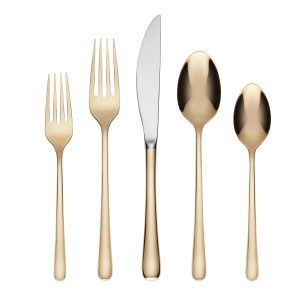 Samantha Gold 5 Piece Place Setting