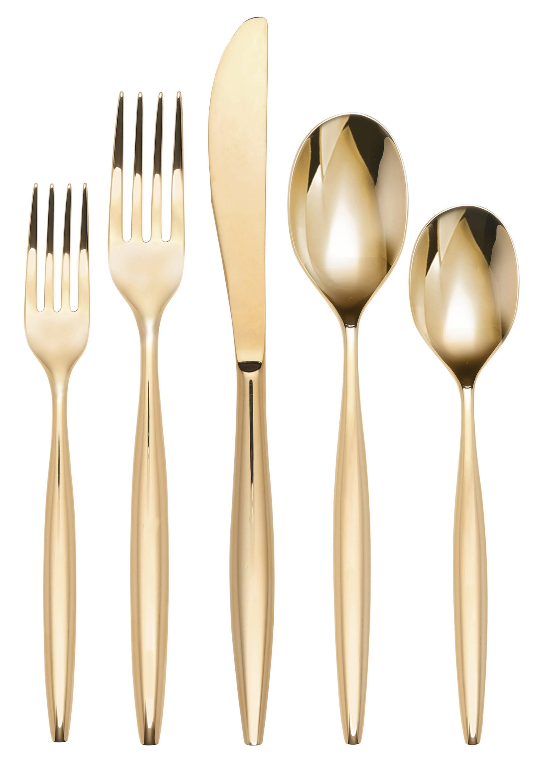 Braga Gold Mirror 20 Piece Flatware Set