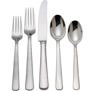 Silver Echo 5 Piece Place Setting