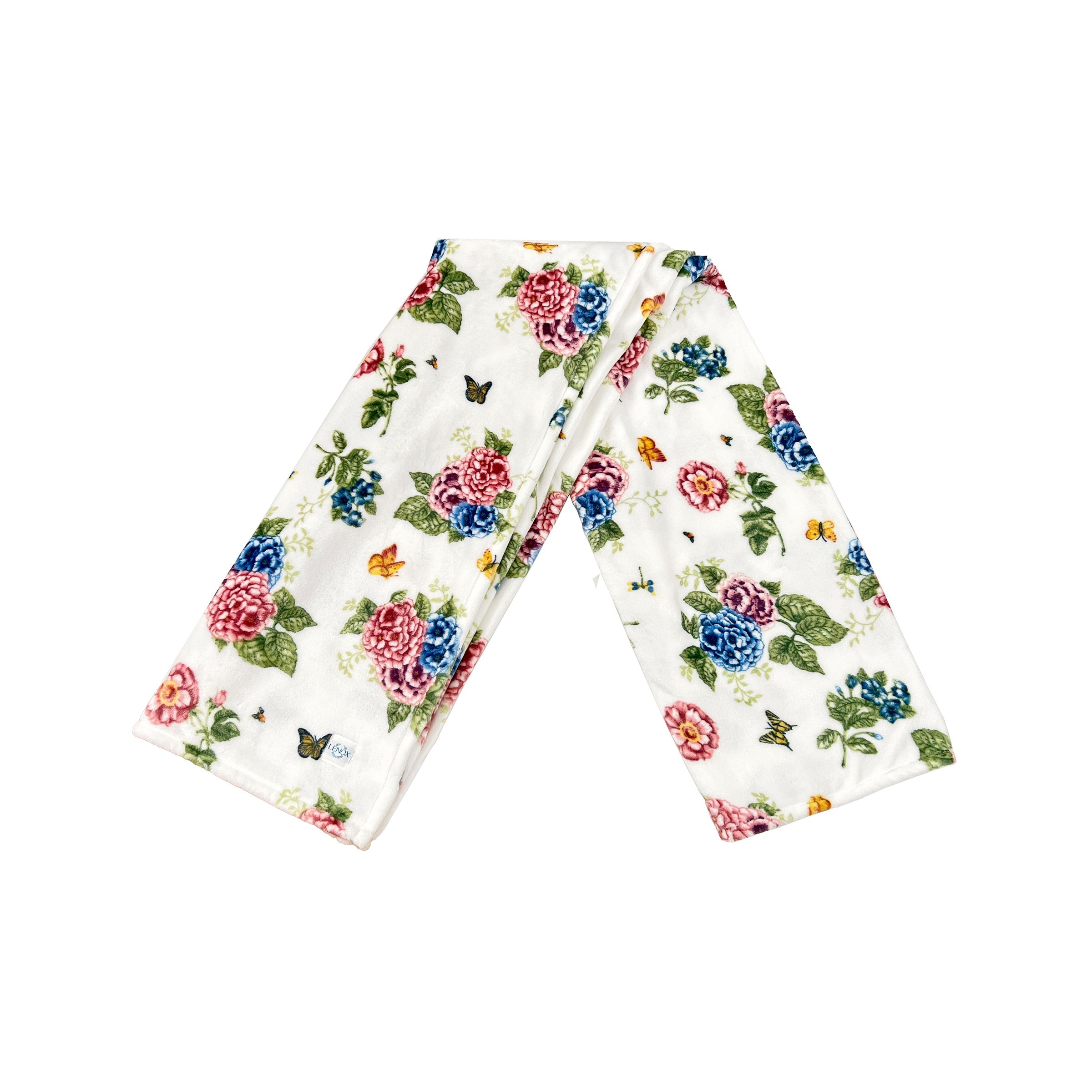 Butterfly Meadow Hydrangea Throw Blanket - Image 6