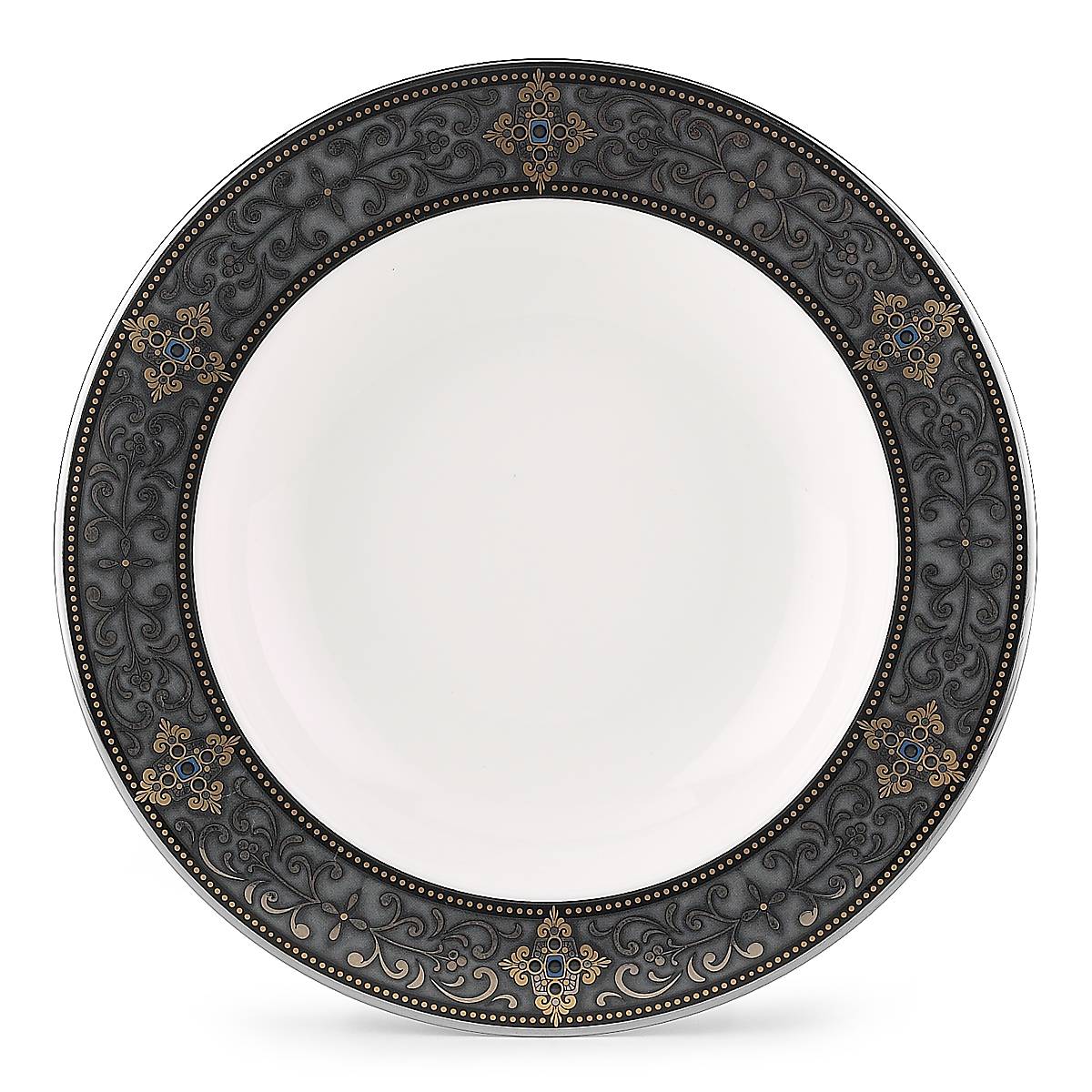 Vintage Jewel Rimmed Bowl - Image 3