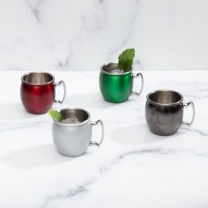 Holiday Mini Mule Mug Shot Glasses - Set Of 4