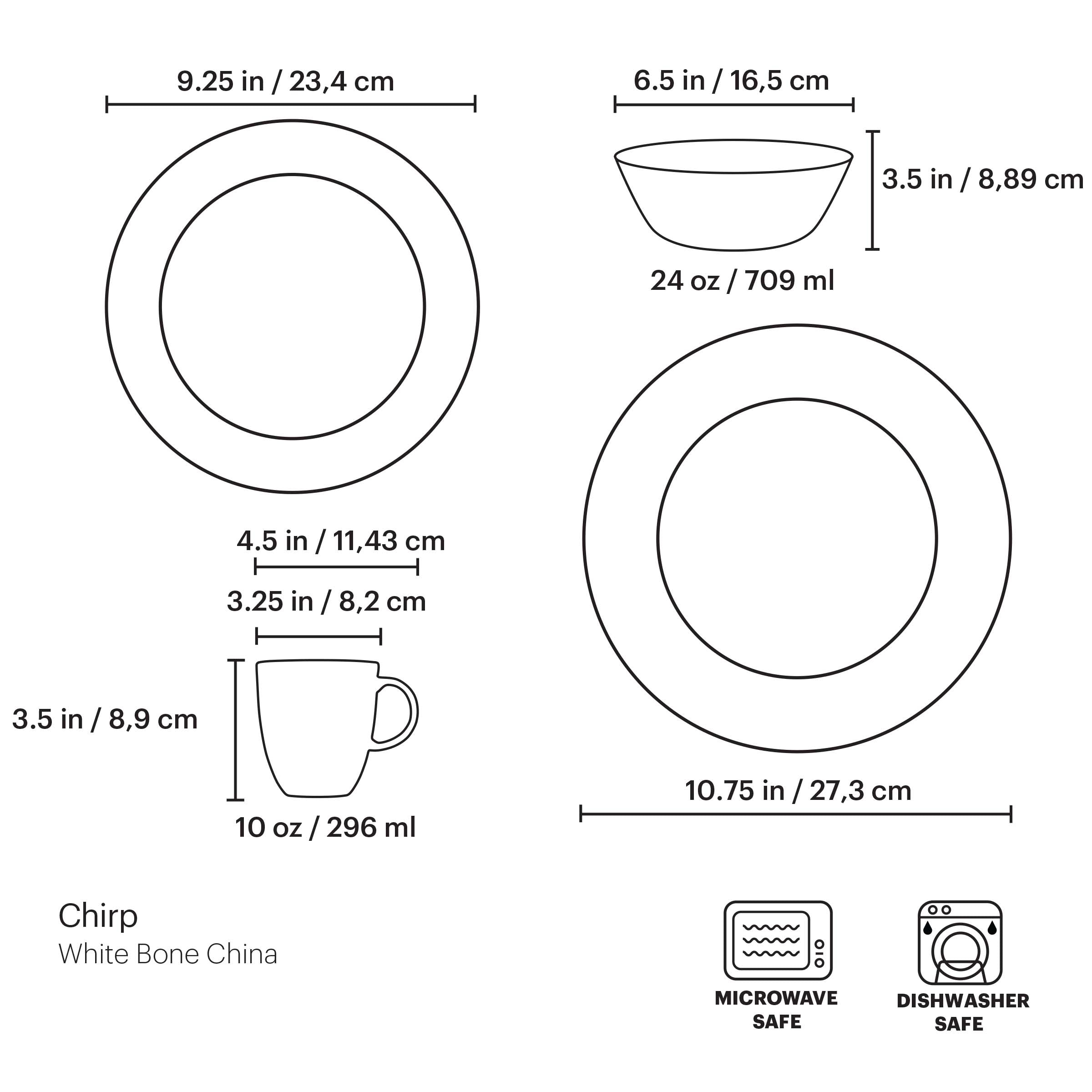 Chirp 4-Piece Place Setting - Image 7