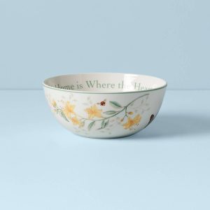 Butterfly Meadow Home is Where The Heart is Bowl