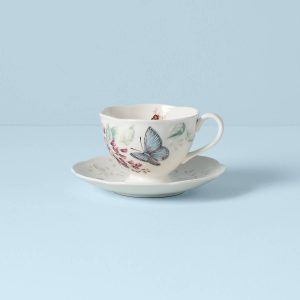 Butterfly Meadow Blue Cup & Saucer