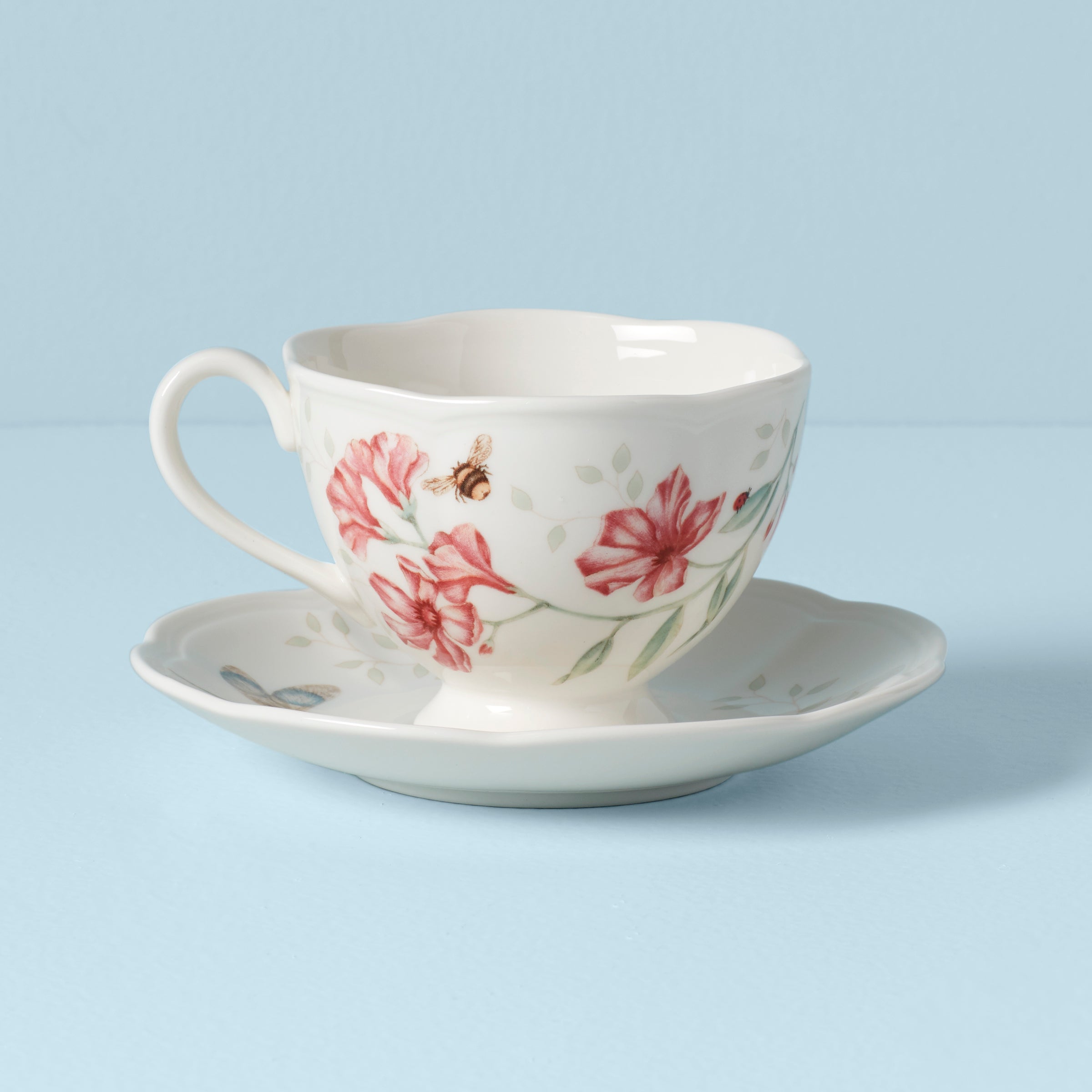 Butterfly Meadow Dragonfly Cup & Saucer - Image 2