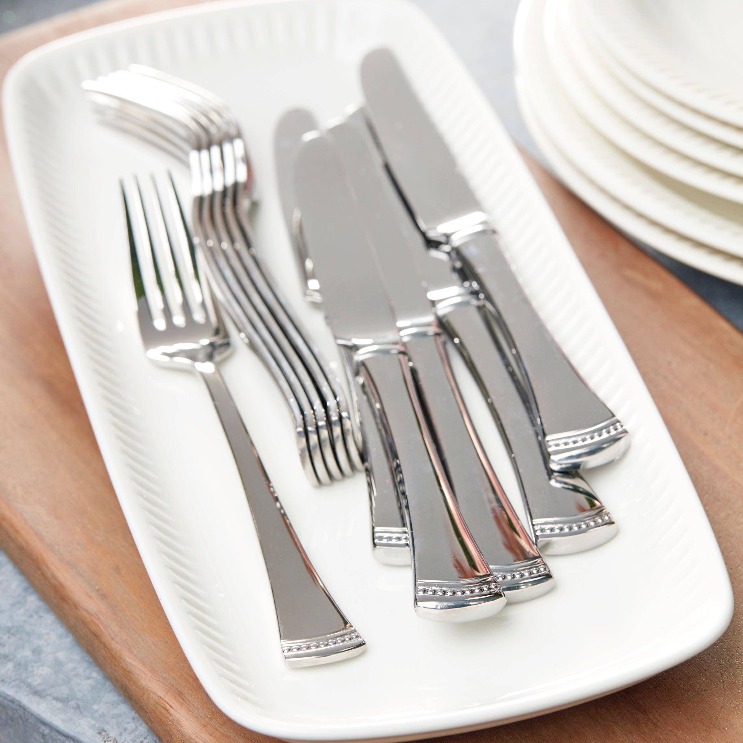 Portola 65 Piece Flatware Set - Image 4