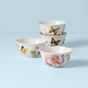 Butterfly Meadow Bloom 4-Piece Bowl Set