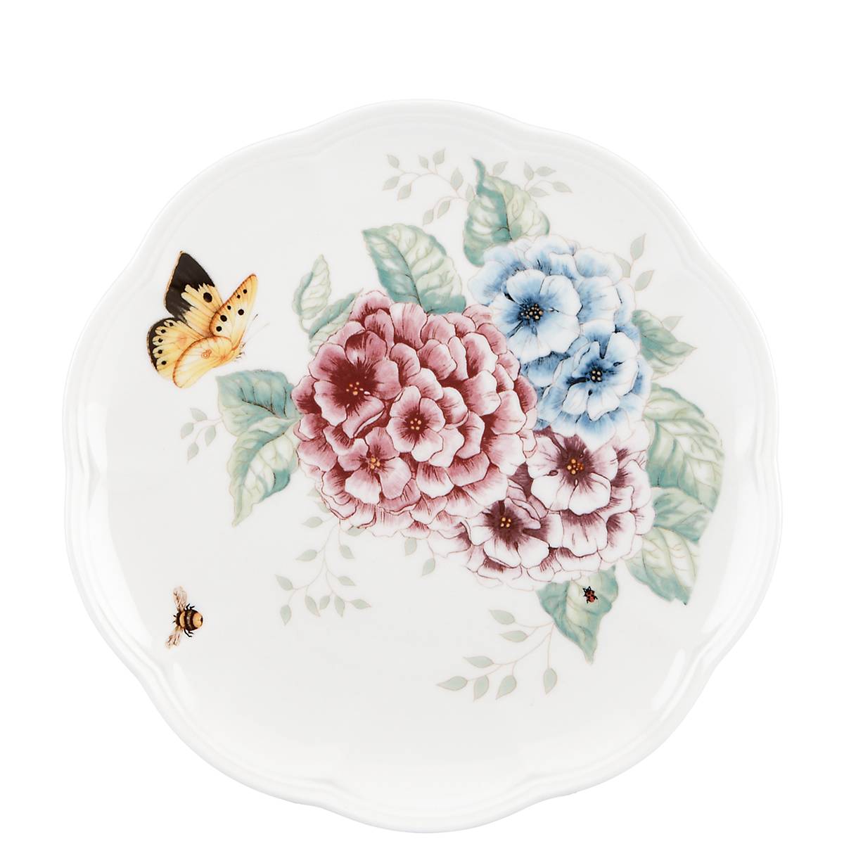 Butterfly Meadow Hydrangea Accent Plate - Image 2