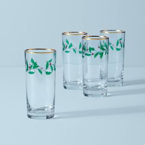 Holiday Highball Glasses - Set Of 4