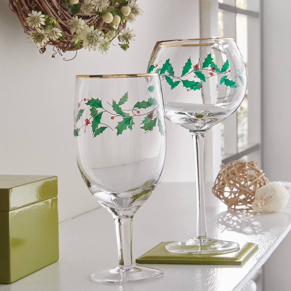 Holiday Balloon Glasses - Set Of 4 - Image 8