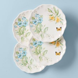 Butterfly Meadow Melamine Dinner Plates - Set of 4