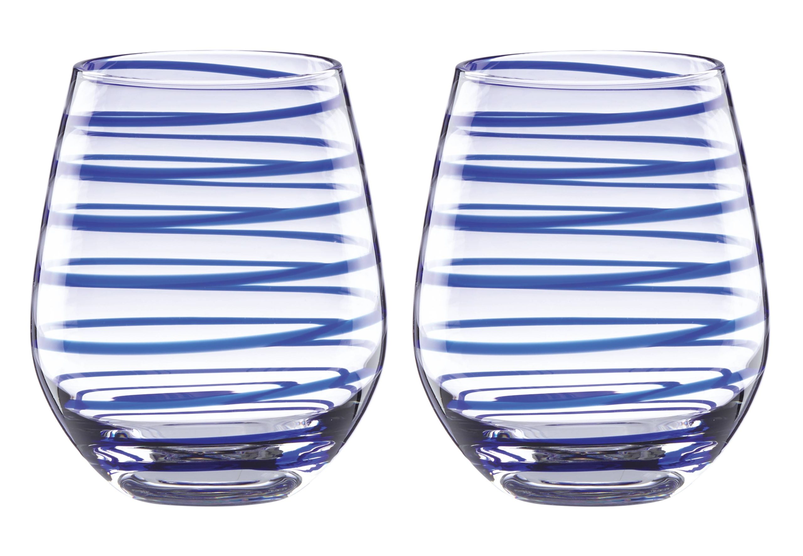 Charlotte Street Stemless Wine Glasses - Set Of 2