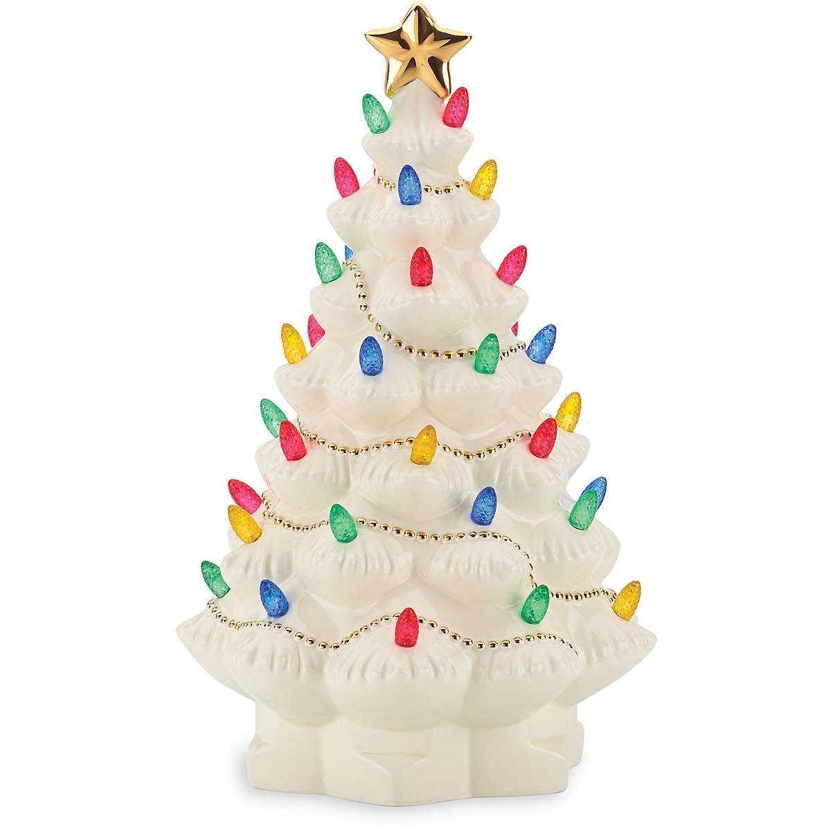 Treasured Traditions Ivory Lit Tree - Image 4
