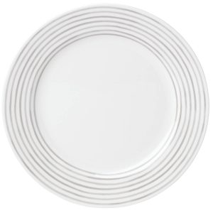 Charlotte Street Grey East Dinner Plate