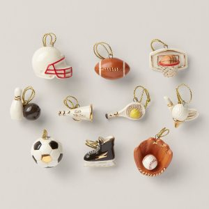 Dreaming of Sports 10-Piece Ornament Set