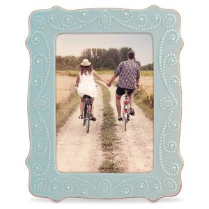 French Perle Ice Blue 5 x 7 Frame