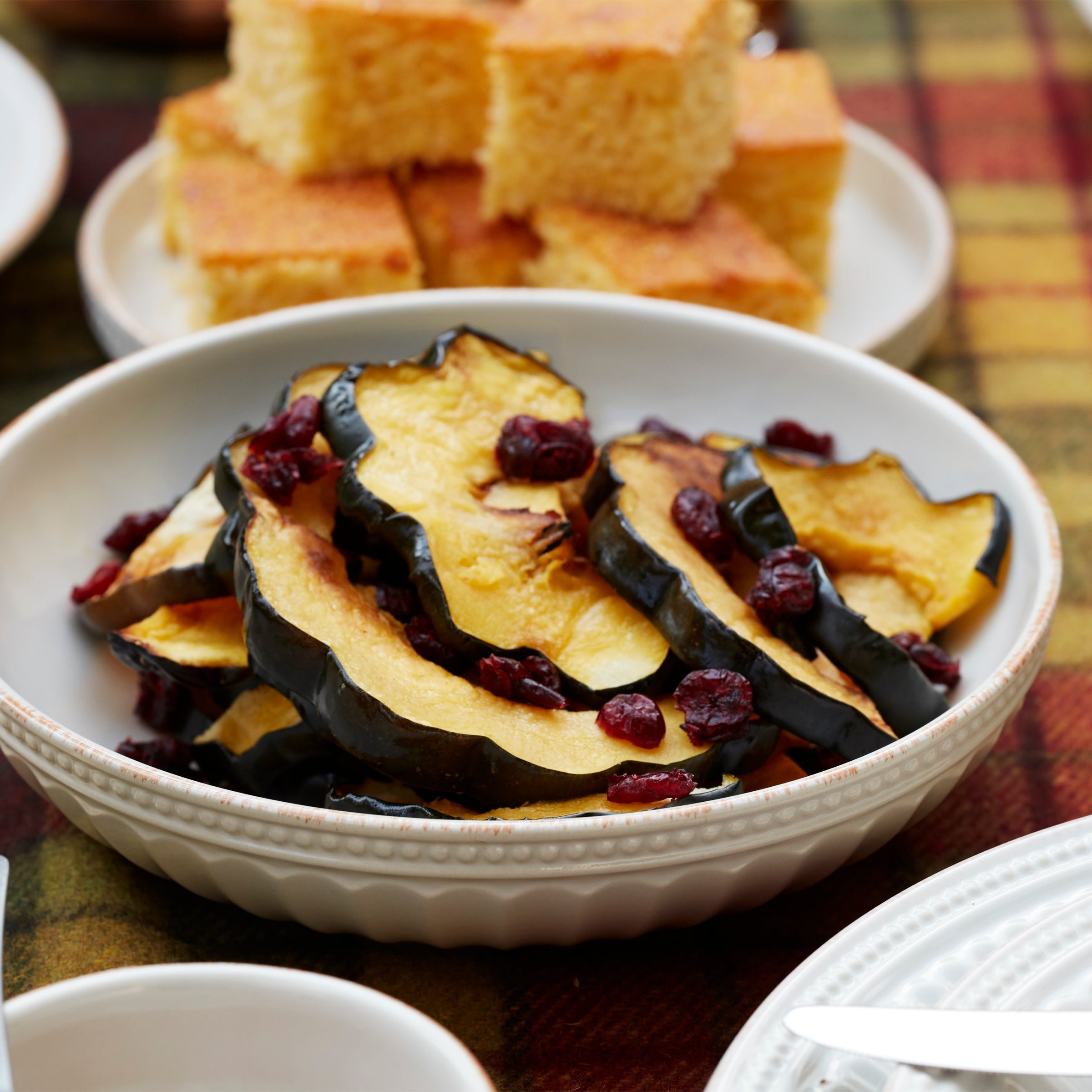 French Perle Groove White 12-Piece Dinnerware Set - Image 9