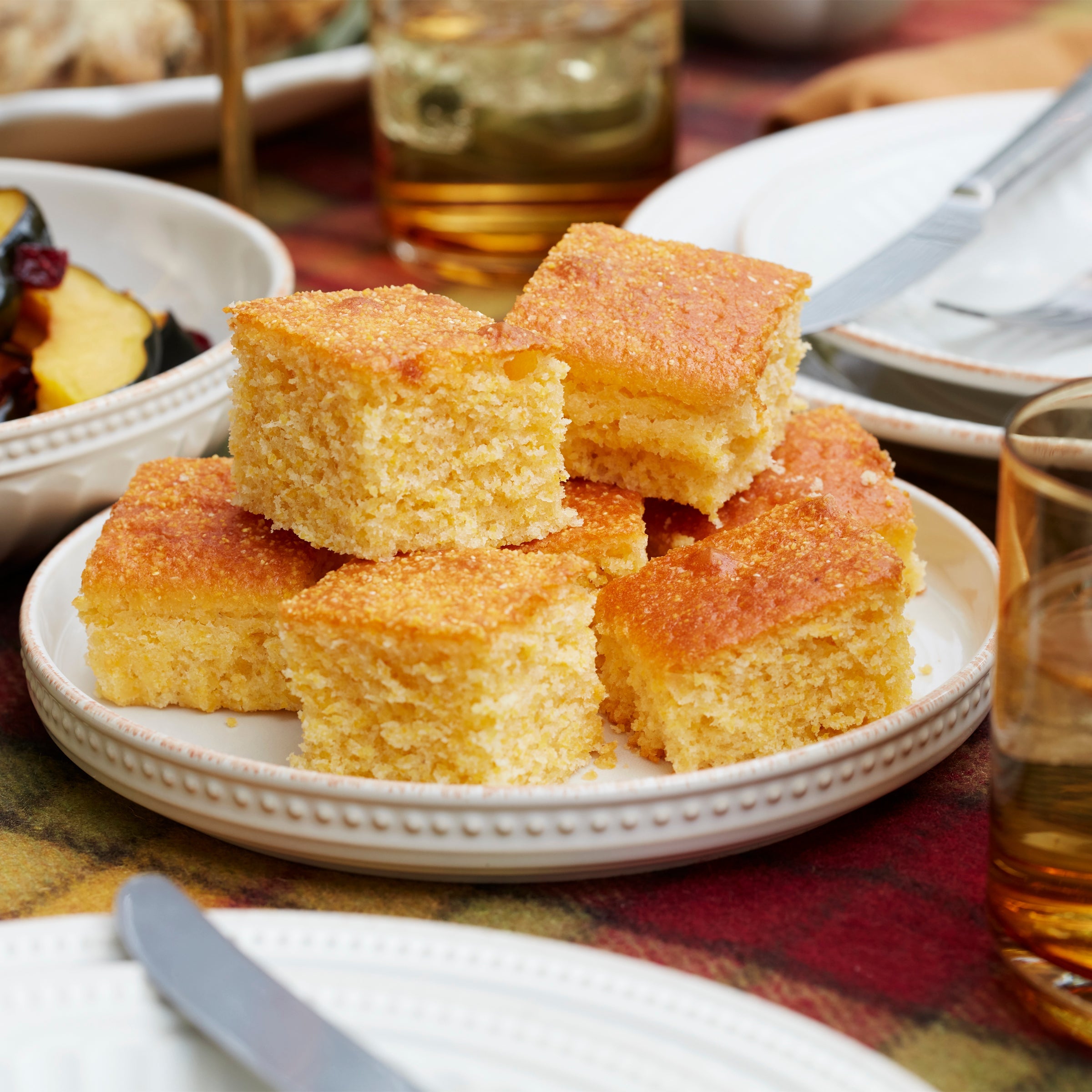 French Perle Groove White 12-Piece Dinnerware Set - Image 10