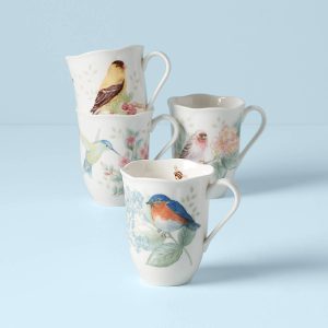 Butterfly Meadow Flutter Mugs - Set of 4