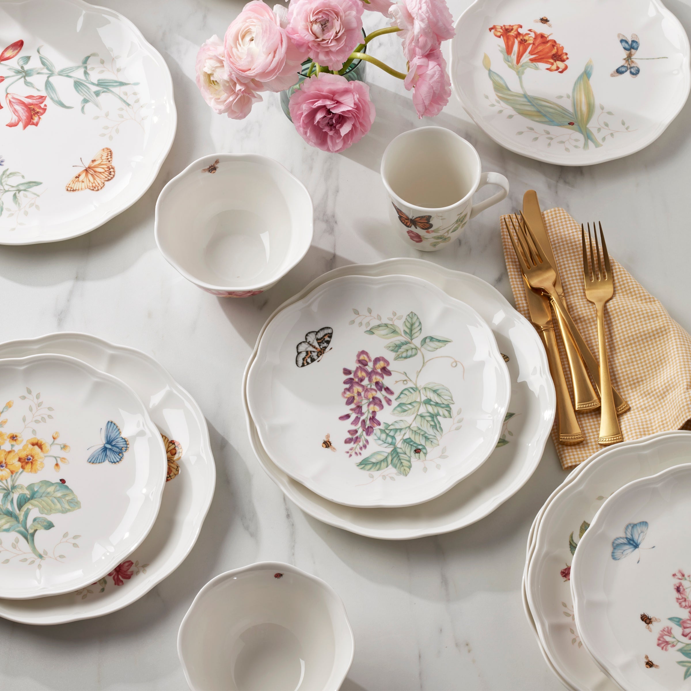 Butterfly Meadow 24-Piece Dinnerware Set - Image 6