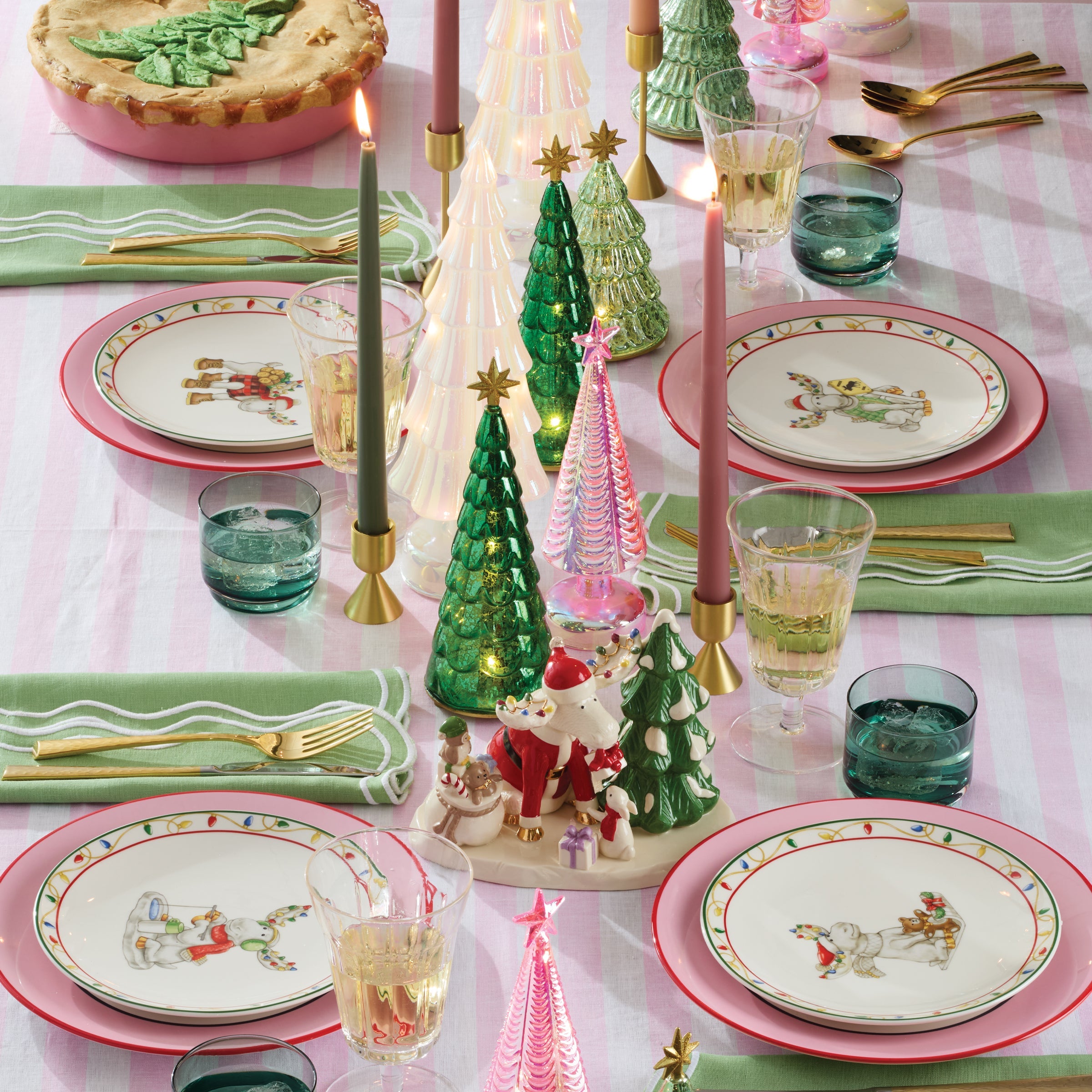 Radiant Light Lit Pine Tree - Image 4