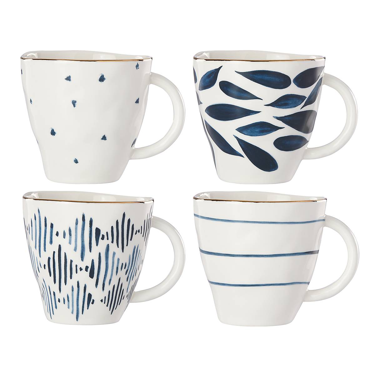 Blue Bay Dessert Mugs - Set of 4 - Image 2