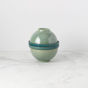 Luna Green 8-Piece Dinnerware Set