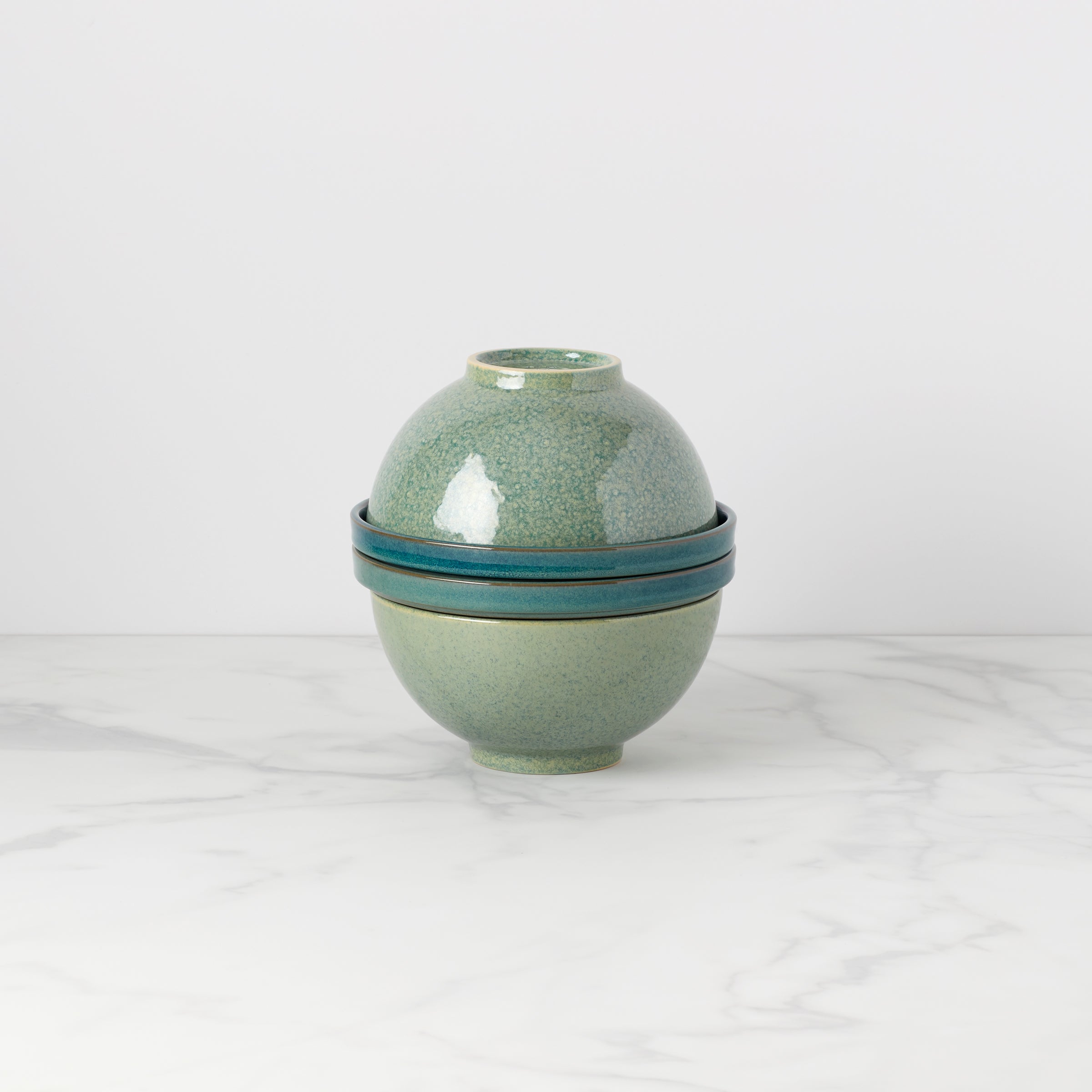 Luna Green 8-Piece Dinnerware Set