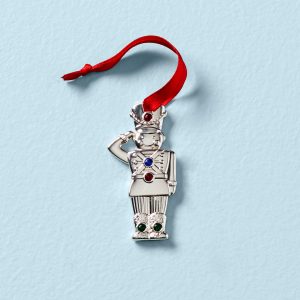 Jeweled Soldier Charm Ornament