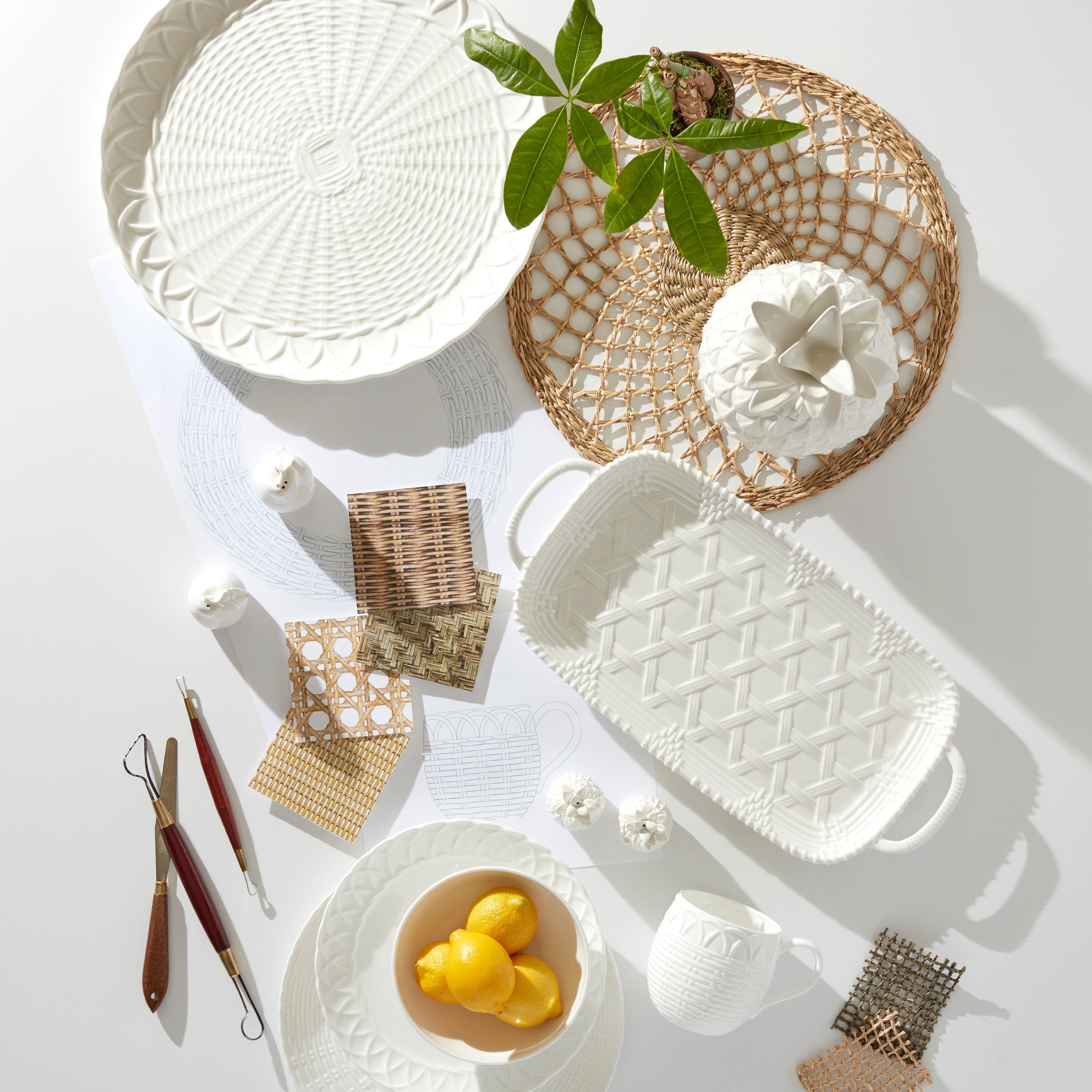 Wicker Creek Accent Plates - Set of 4 - Image 6