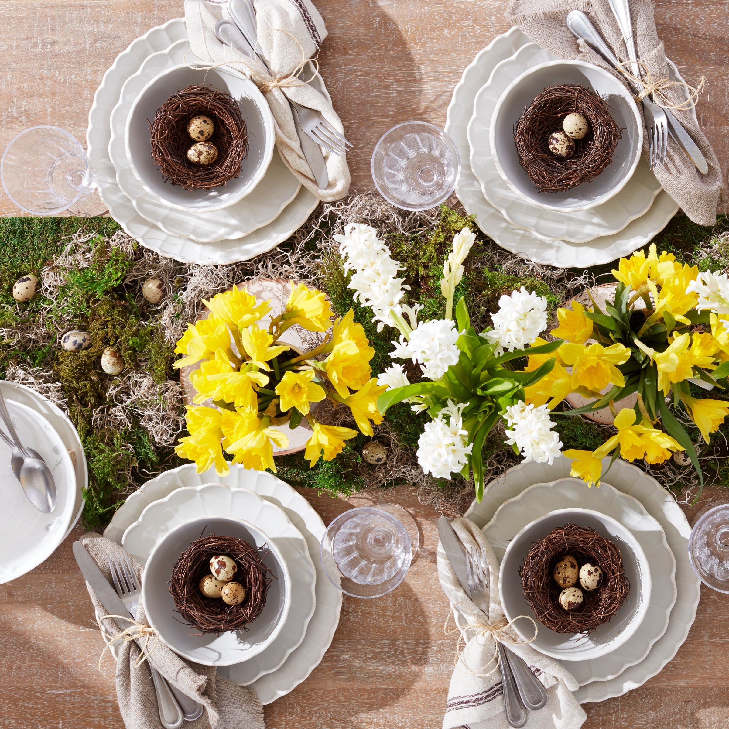 French Perle Scallop Dinner Plates - Set of 4 - Image 9