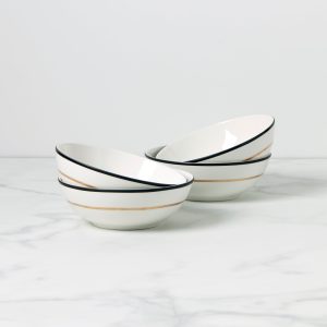 Make It Pop All-Purpose Bowls - Set of 4 - Black/Gold