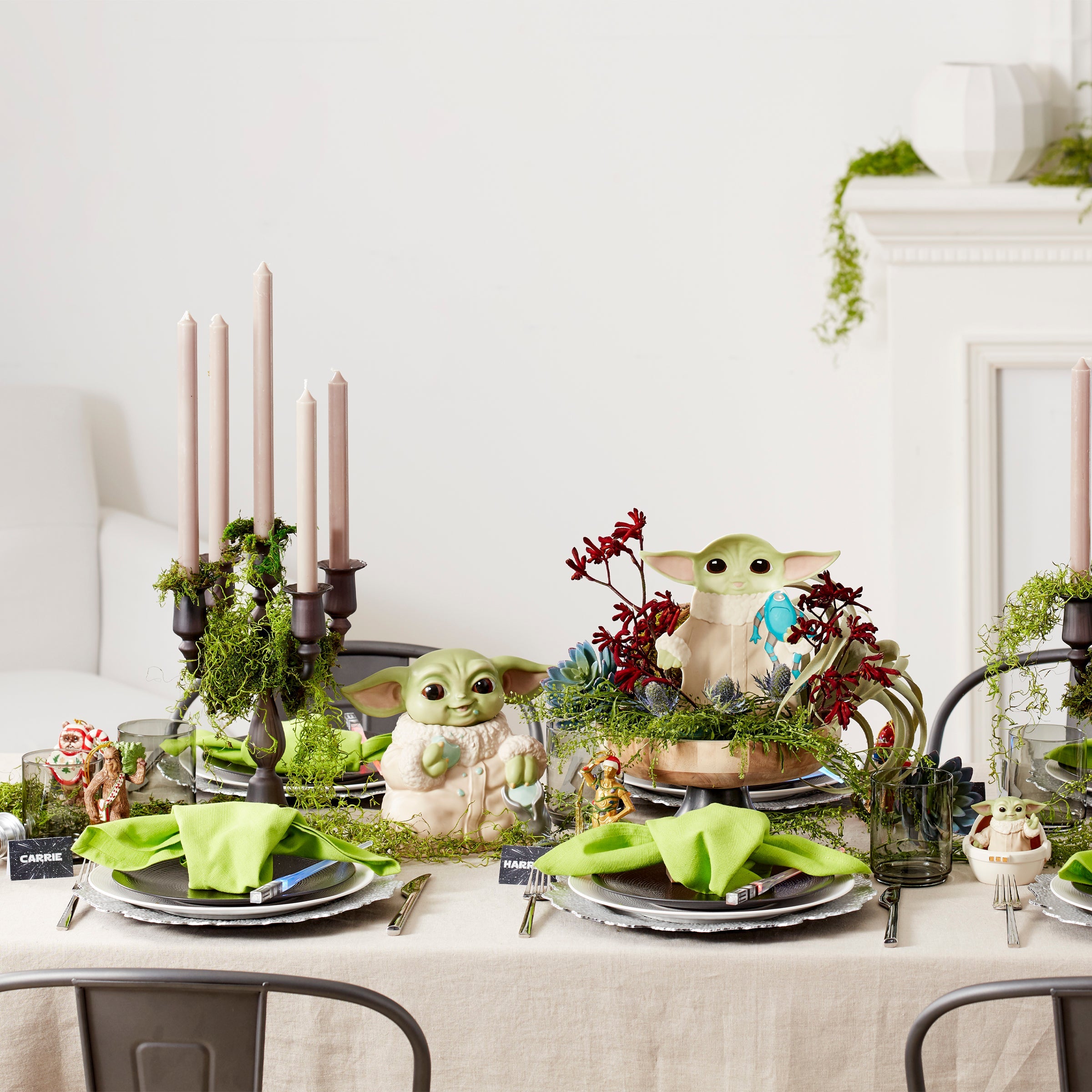 LX Collective White Dinner Plates - Set of 4 - Image 3