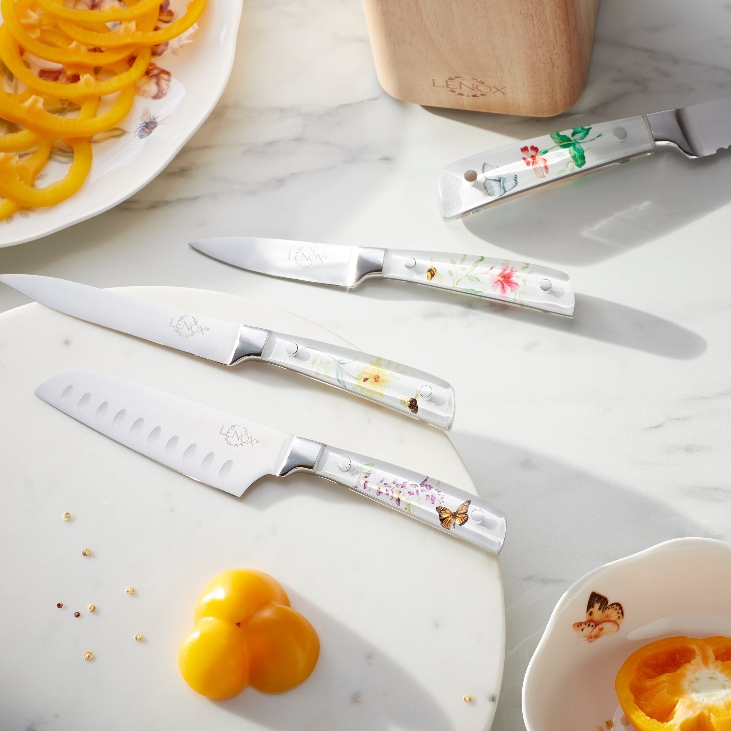 Butterfly Meadow 6 Piece Cutlery Block Set - Image 3