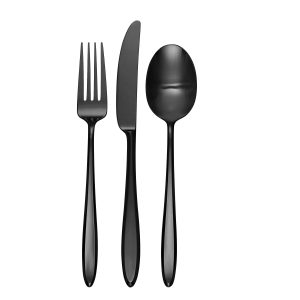 Ayla Black Satin 12 Piece Flatware Set