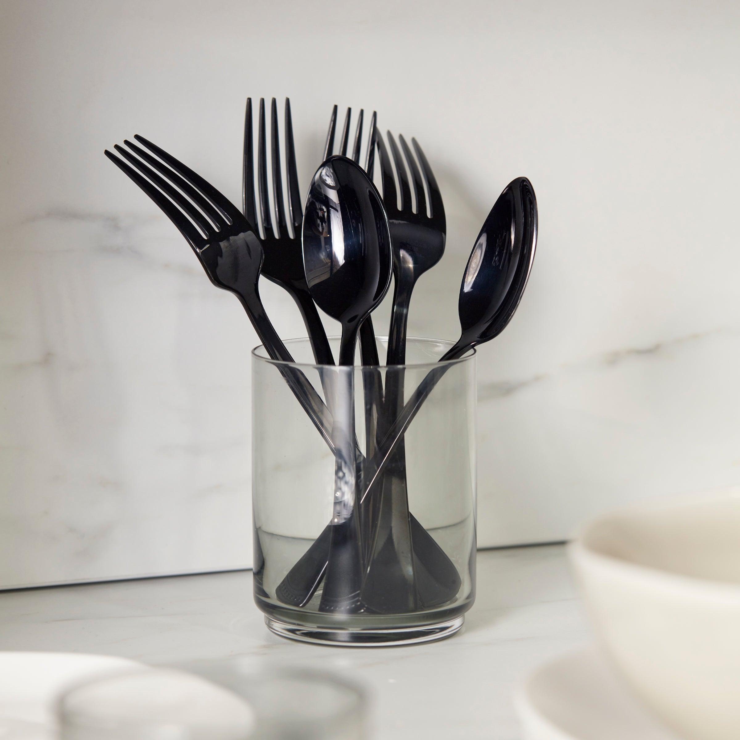 Tuscany Classics Stackable Smoke Tall Glasses - Set Of 4 - Image 7