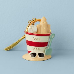 Personalized Beach Pail Ornament