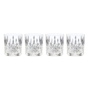 Hamilton Crystal Double Old Fashion Glasses - Set Of 4