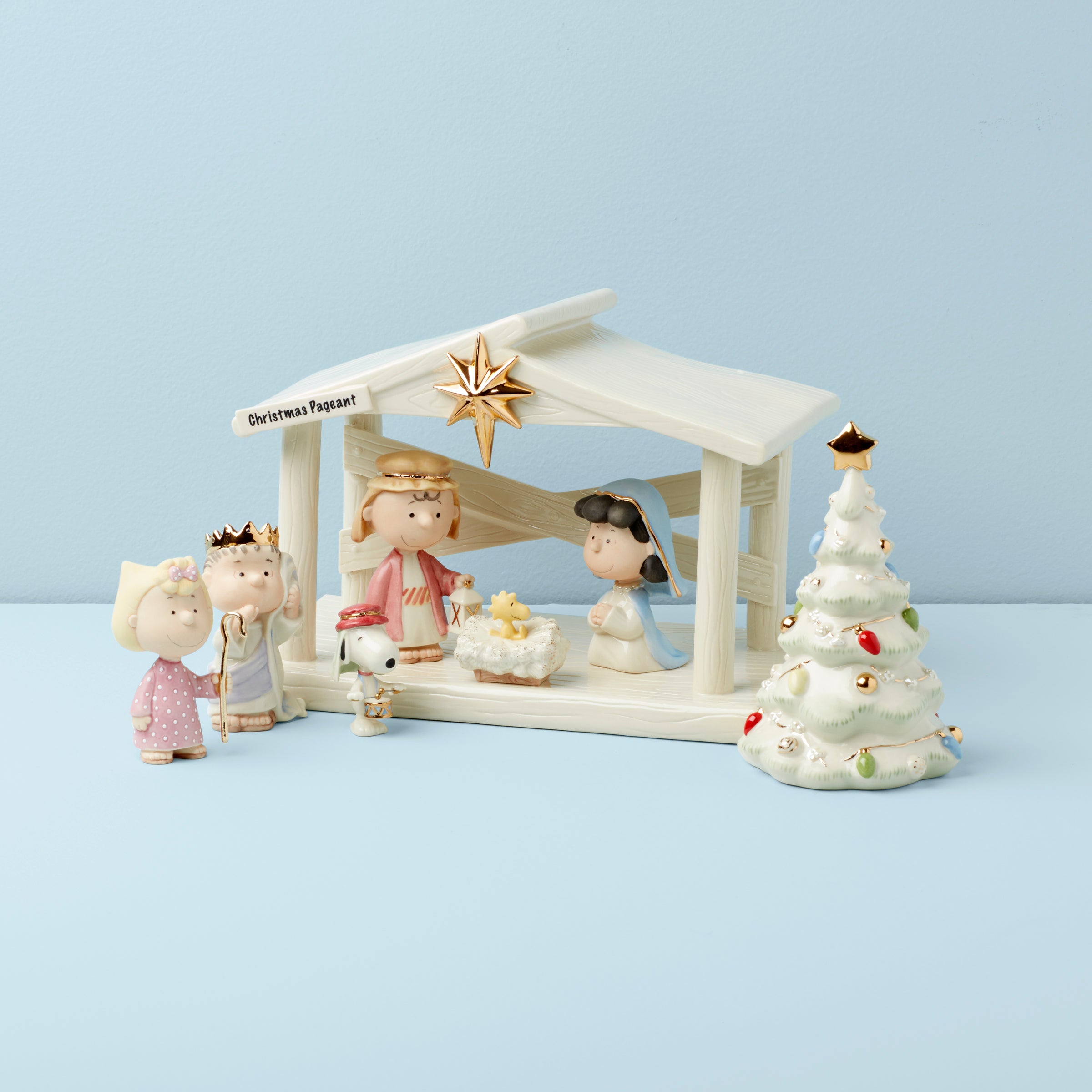 Peanuts 8-Piece Christmas Pageant & Creche Set - Image 4