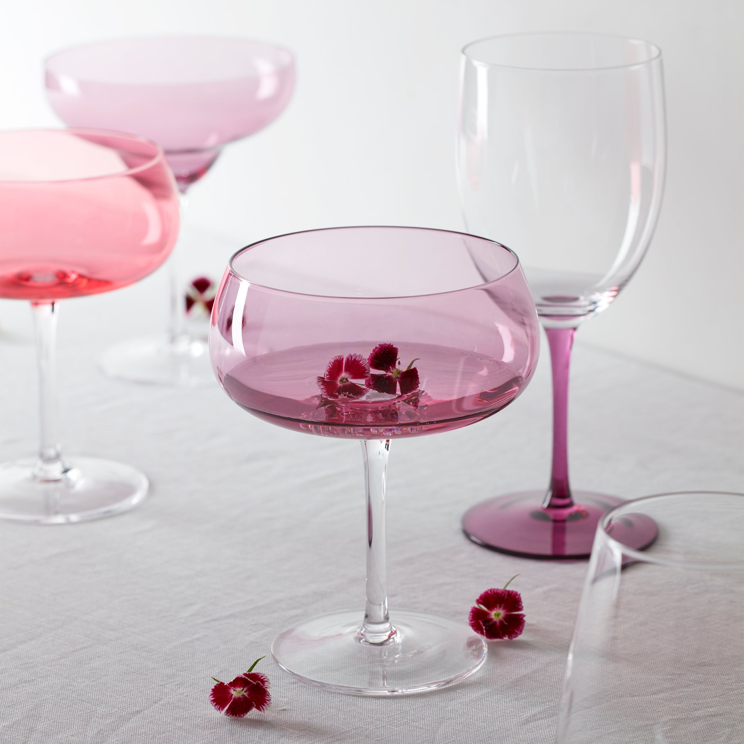 Bottoms Up Wine Glasses - Set Of 4 - Image 2