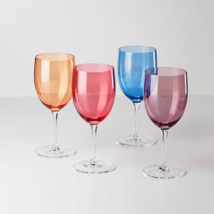 True Colors Wine Glasses - Set Of 4