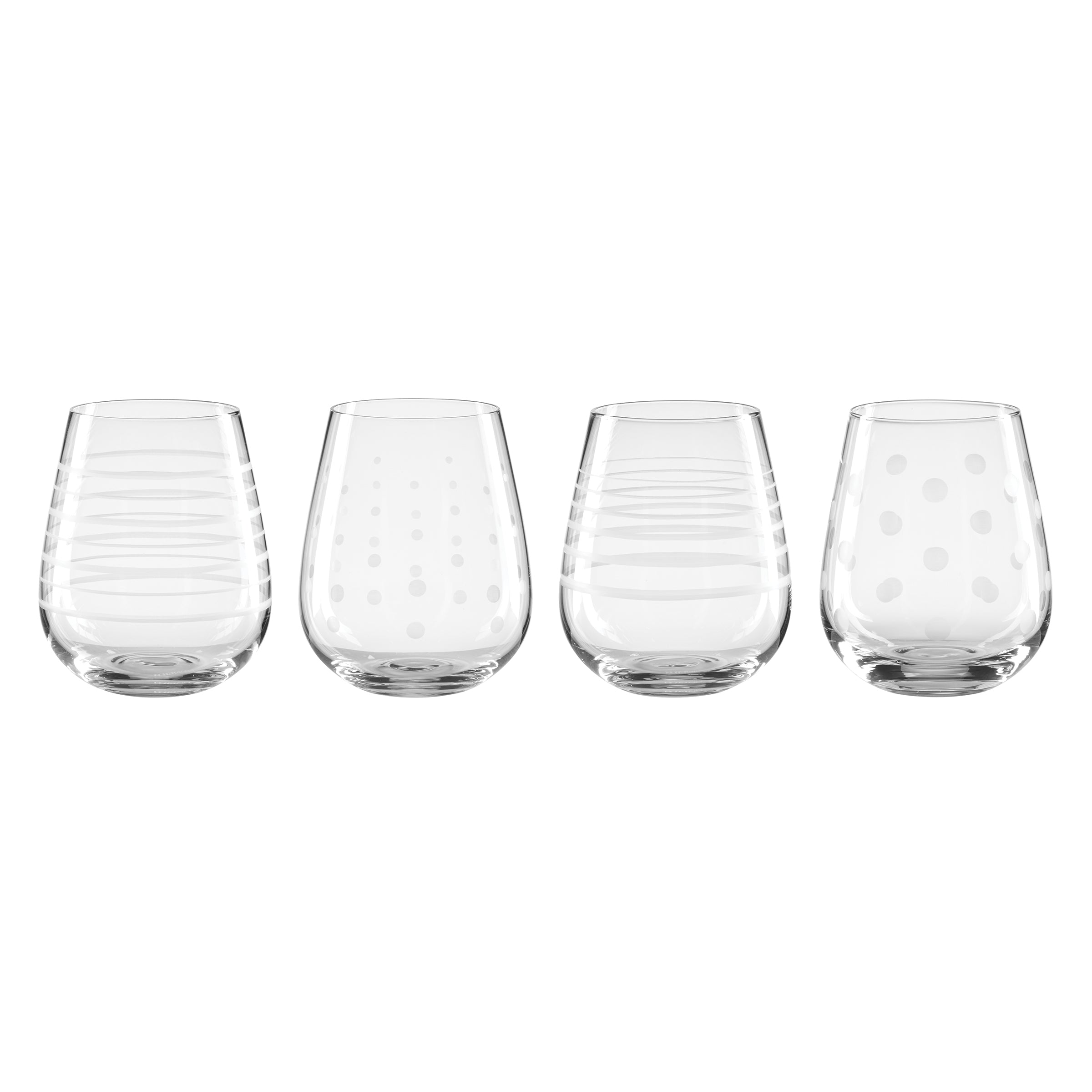 Mingle Stemless Wine Glasses - Set Of 4 - Image 4