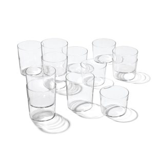Stackables Clear Short & Tall Glasses - Set Of 12