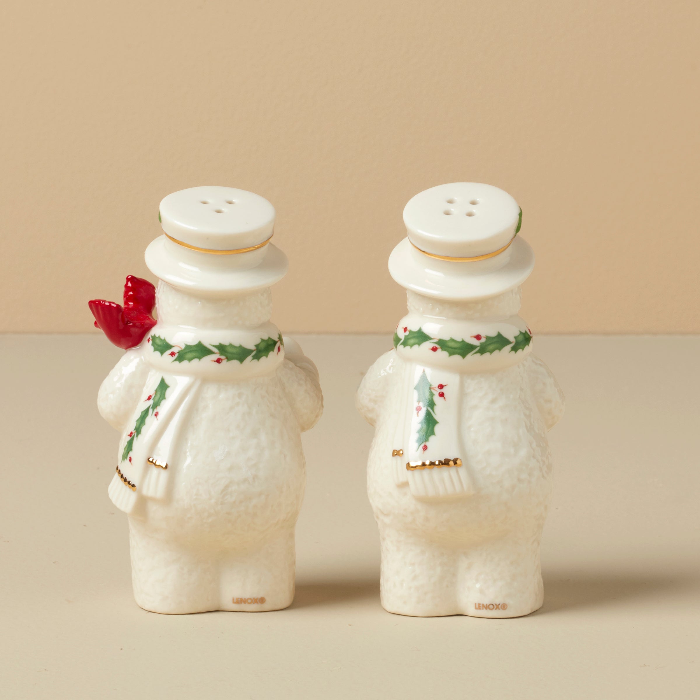 Happy Holly Days Snowmen Salt & Pepper Set - Image 2