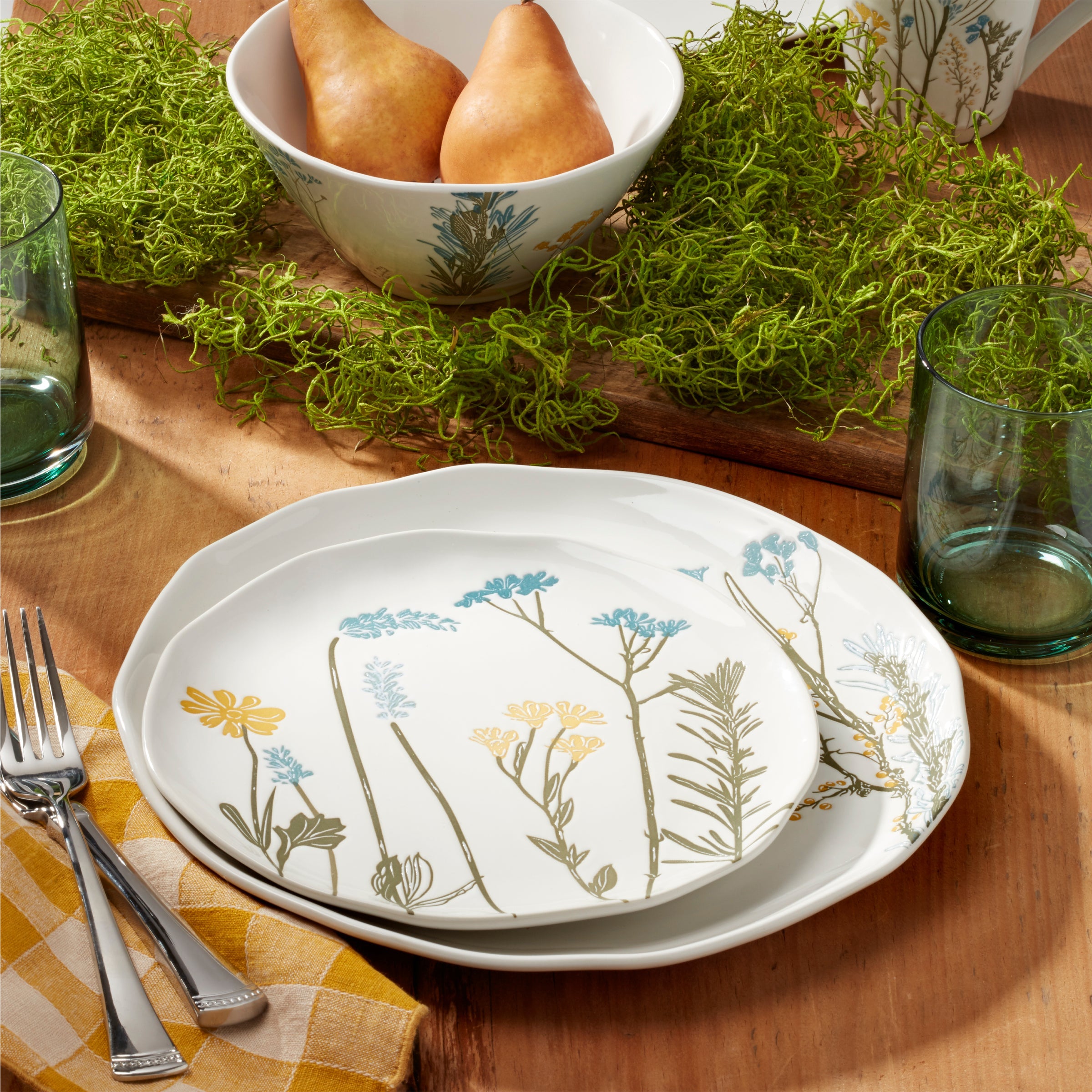 Wildflowers Dinner Plates - Set for 4 - Image 2