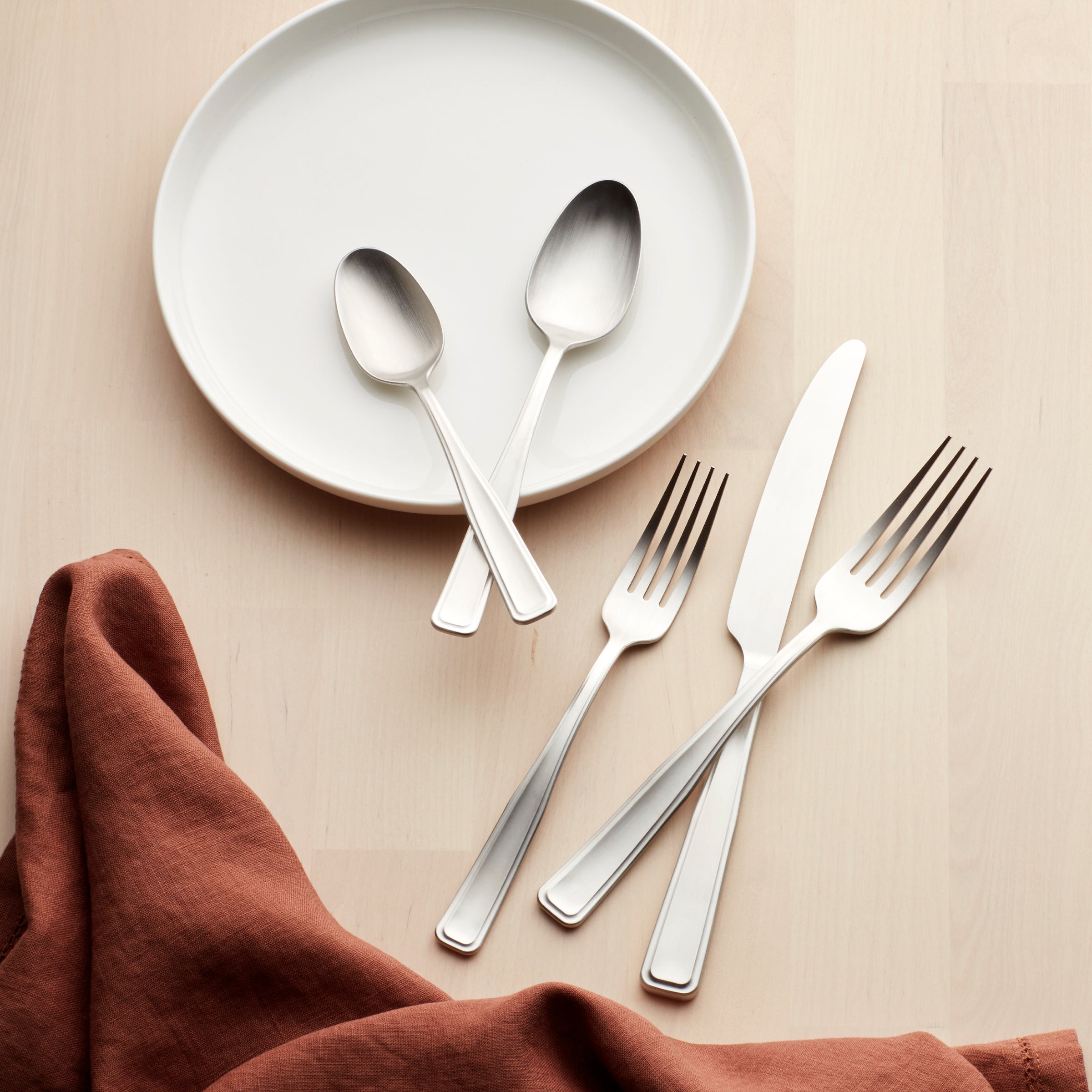 Reid Satin 20 Piece Flatware Set - Image 3