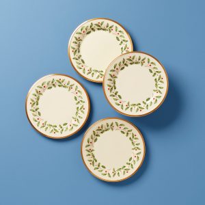 Holiday Salad Plates - Set of 4