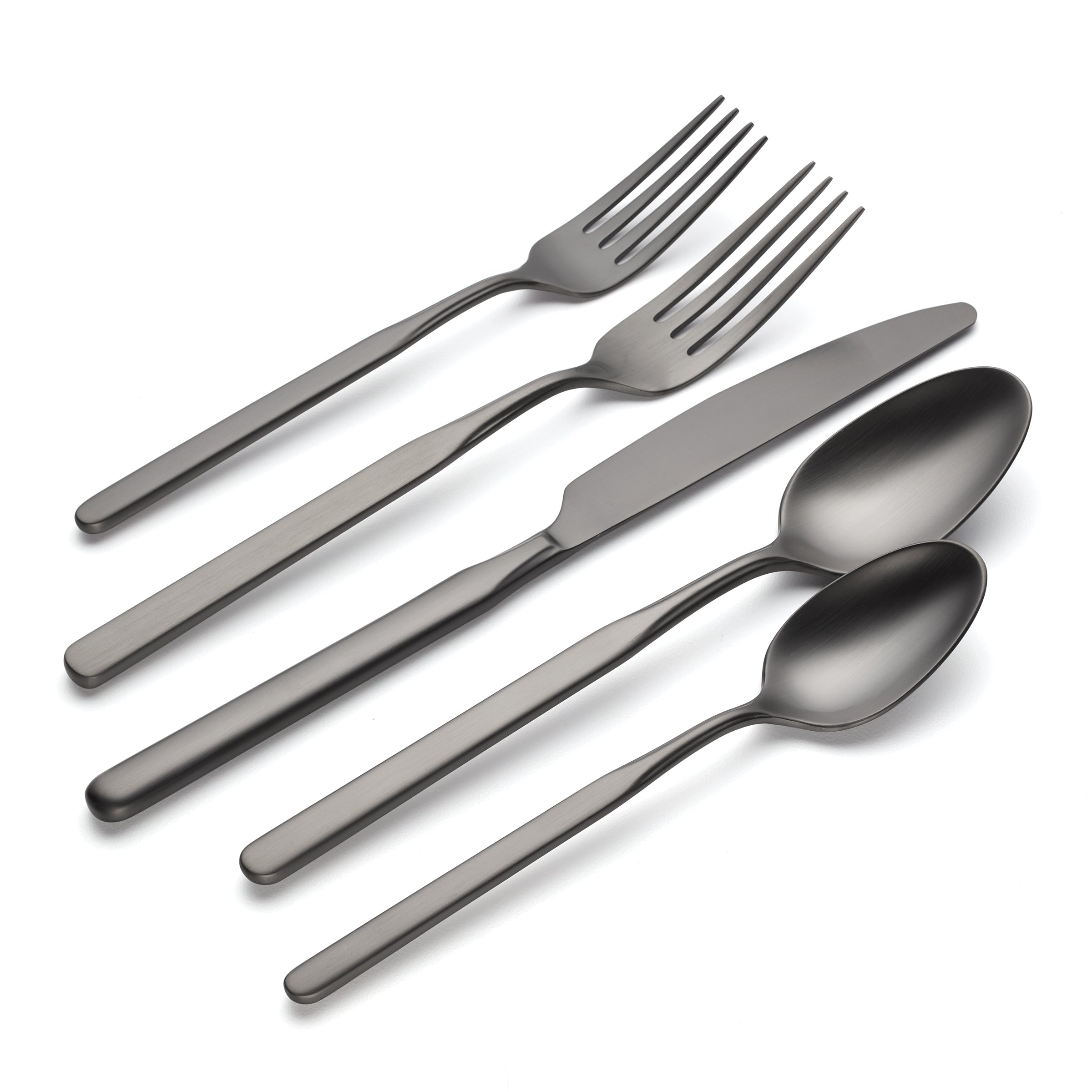 Mercer Gunmetal 5 Piece Place Setting - Image 2